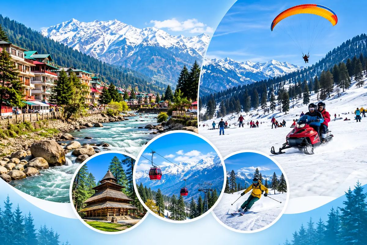 Manali, Solang and the snow points on the way to Rohtang Pass